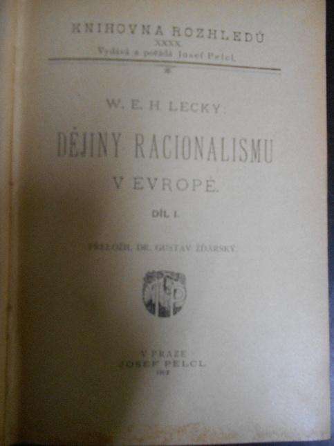 Dějiny racionalismu v Evropě
