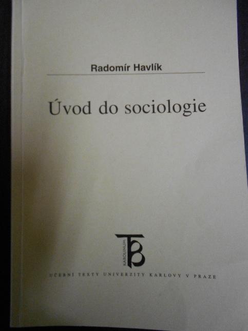 Úvod do sociologie