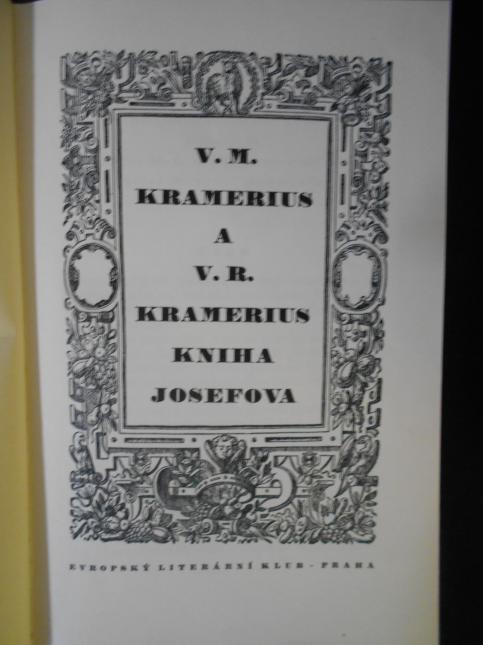 Kniha Josefova