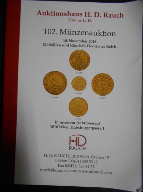 102. Munzenauktion 10. November 2016