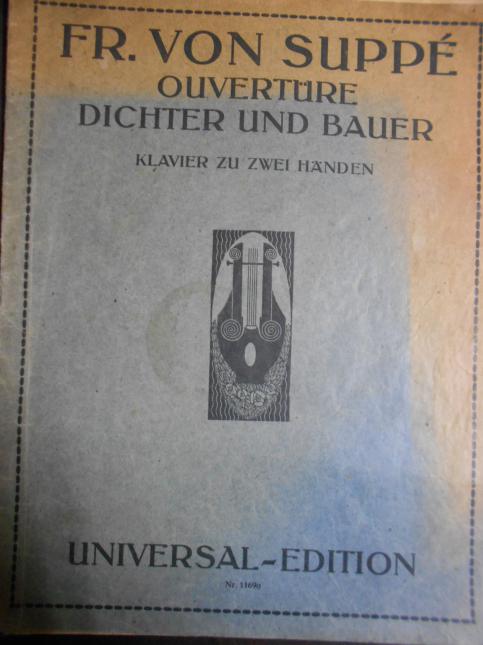 Ouverture Dichter und Bauer: Klavir zu zwei Handen