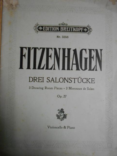 Fitzenhagen: drei Salonstucke