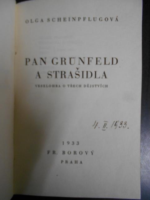 Pan Grünfeld a strašidla