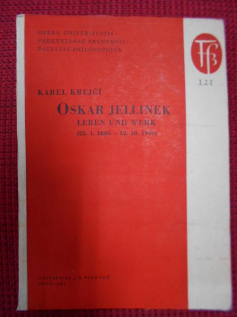 Oskar Jellinek-Leben und werk