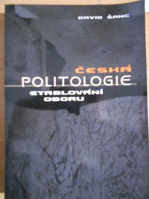 Česká politologie  etablování oboru