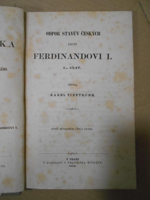 Odpor stavův českých proti Ferdinandovi I. L. 1547