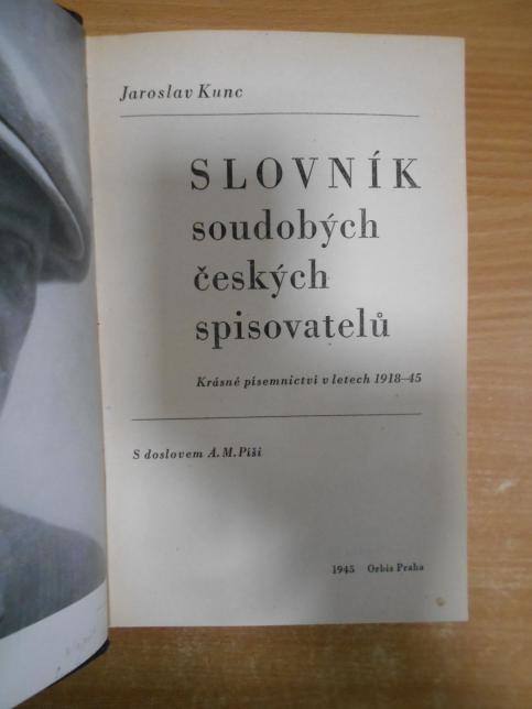 Slovník soudobých českých spisovatelů