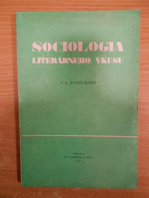 Sociologia literárneho vkusu