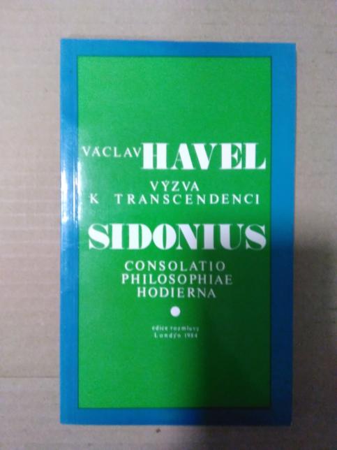 Výzva k transcendenci / Sidonius: Consolatio philosophiae hodierna