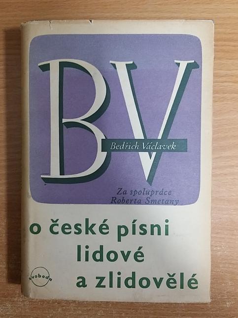 O české písni lidové a zlidovělé