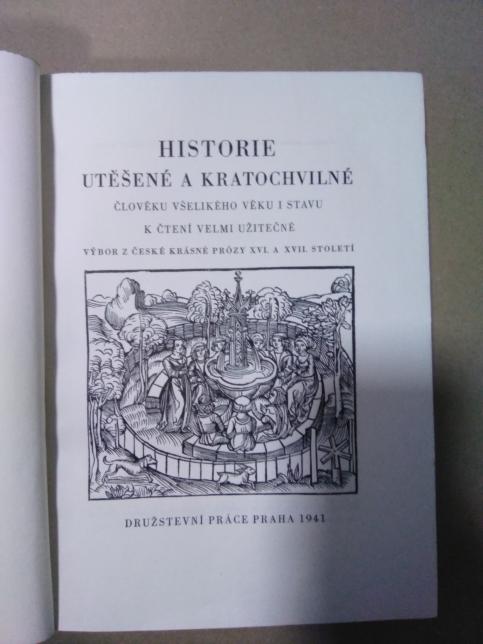 Historie utěšené a kratochvilné