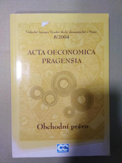 Acta Oeconomica Pragensia 