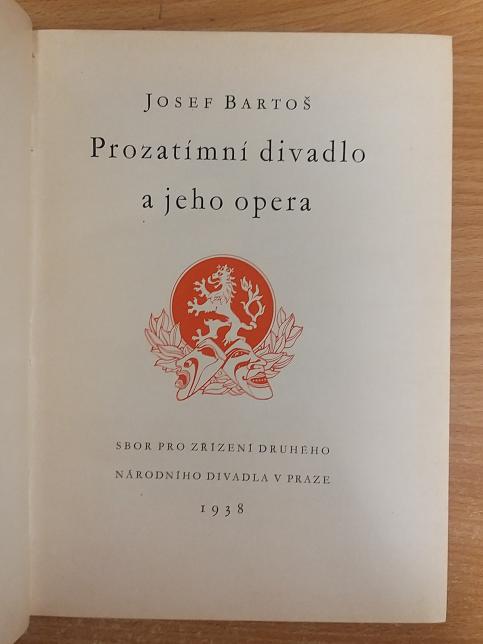 Prozatímní divadlo a jeho opera