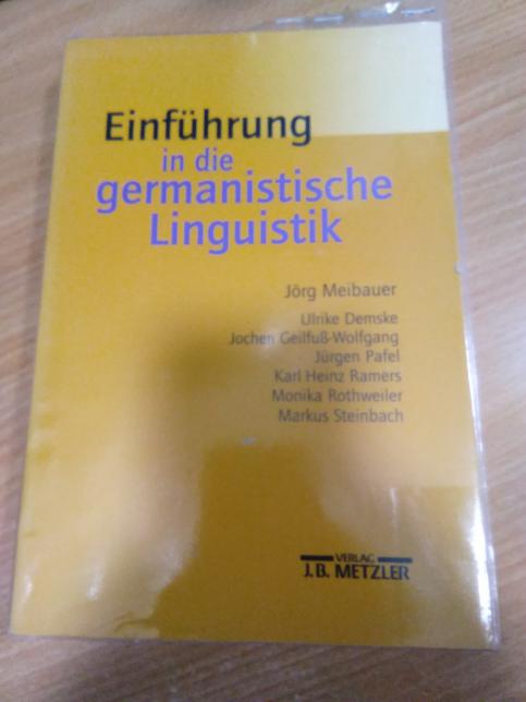 Einführung in die germanistische Linguistik 