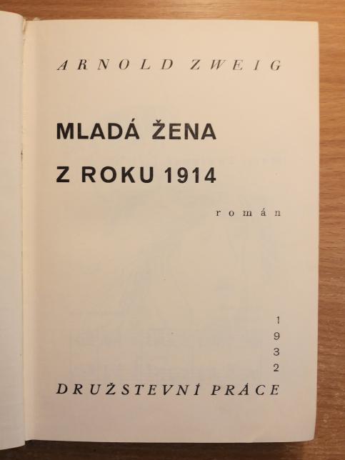 Mladá žena z roku 1914