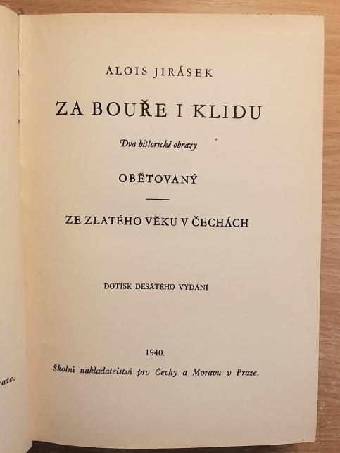 Za bouře i klidu