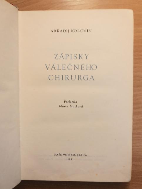 Zápisky válečného chirurga
