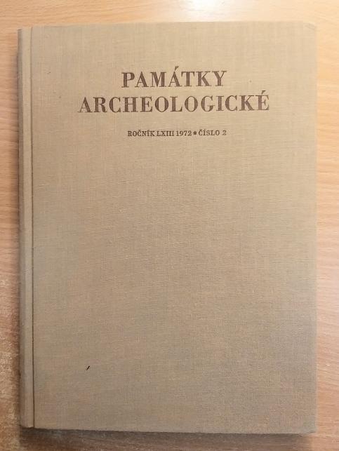 Památky archeologické, ročník LXIII. - II.