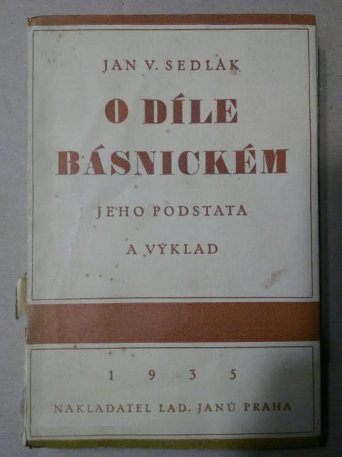 O díle básnickém: Jeho podstata a výklad