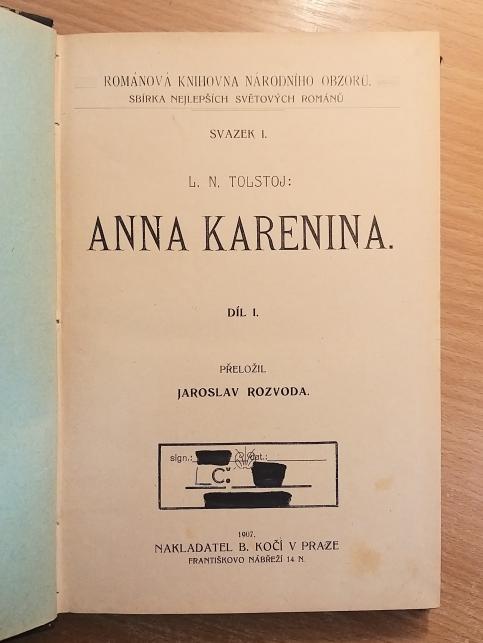 Anna Karenina I.