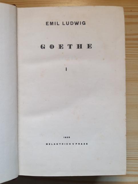 Goethe I. a II.