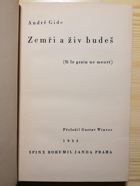 Zemři a živ budeš