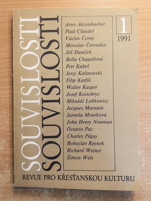 Souvislosti - revue pro křesťanství a kulturu 1/1991