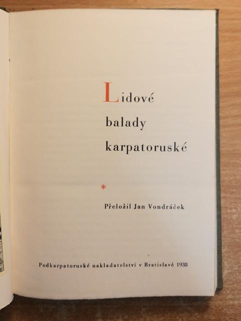 Lidové balady karpatoruské