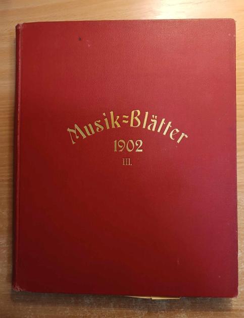 Musik Blätter 1902 III.
