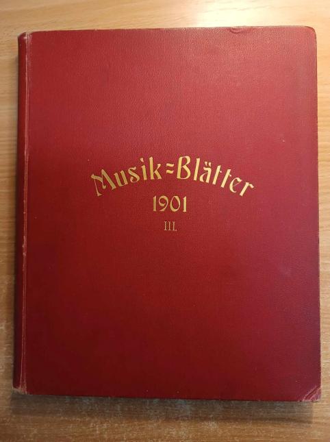 Musik Blätter 1901 III.