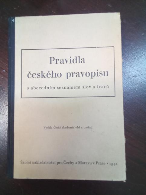 Pravidla českého pravopisu s abecedním seznamem slov a tvarů