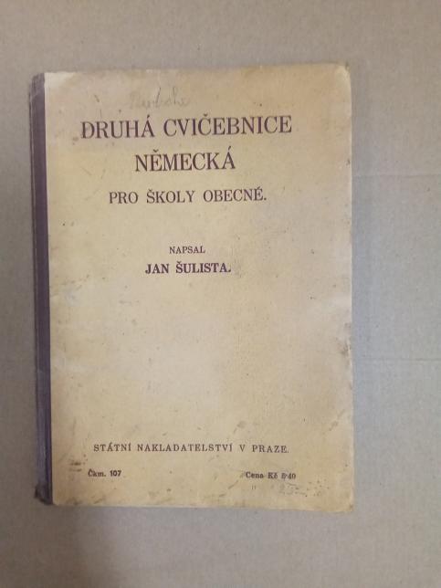 Druhá cvičebnice německá pro školy obecné