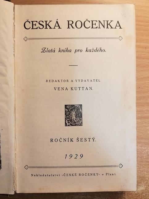 Česká ročenka 1929