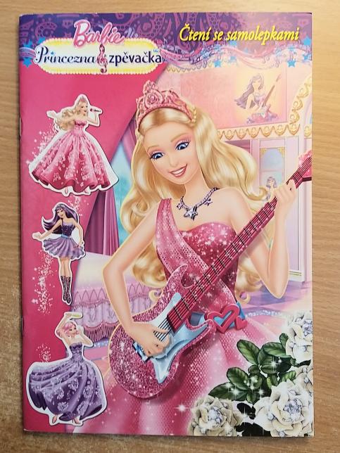 Barbie - Princezna a zpěvačka - Čtení se samolepkami