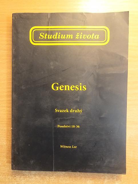 Studium života v Genesis sv. 2 - Poselství 18-36