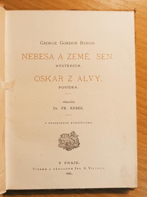 Nebesa a země / Sen / Oskar z Alvy