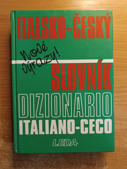 Italsko-český slovník / Dizionario italiano-ceco - Nové výrazy!
