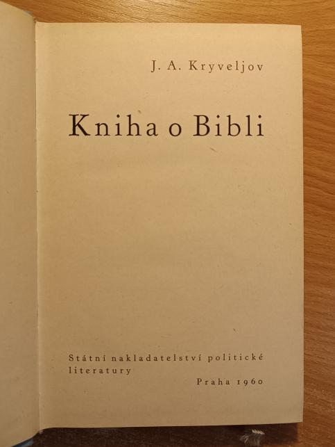 Kniha o Bibli