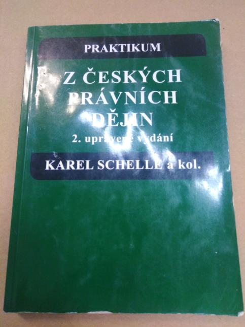 Praktikum z českých právních dějin