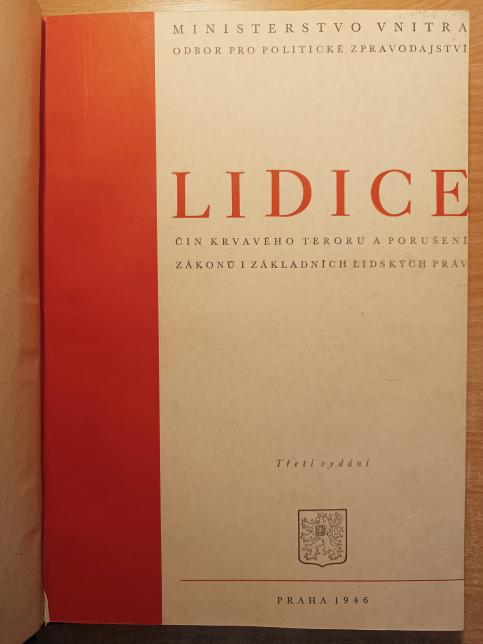 Lidice / Persekuce českého studentstva