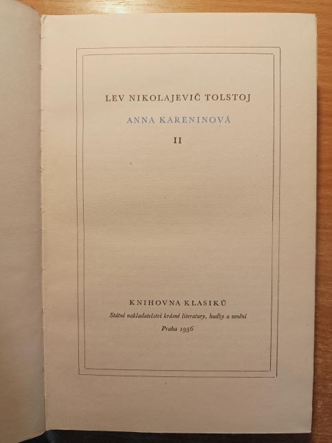 Anna Kareninová I. a II.