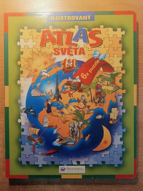 Ilustrovaný atlas světa - 6x puzzle