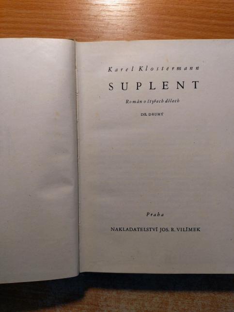 Suplent - román o 4 dílech - II. díl 