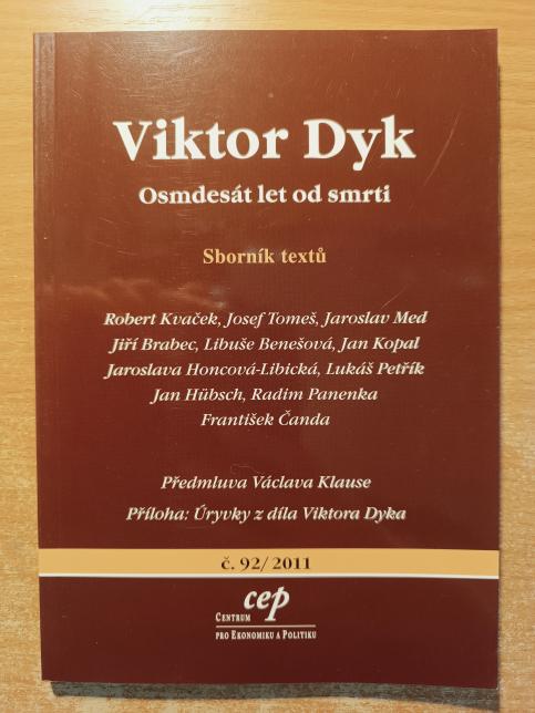 Viktor Dyk - osmdesát let od smrti