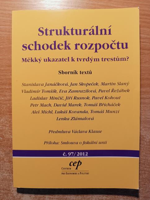 Strukturální schodek rozpočtu - Měkký ukazatel k tvrdým trestům?