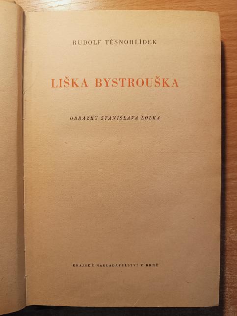 Liška Bystrouška