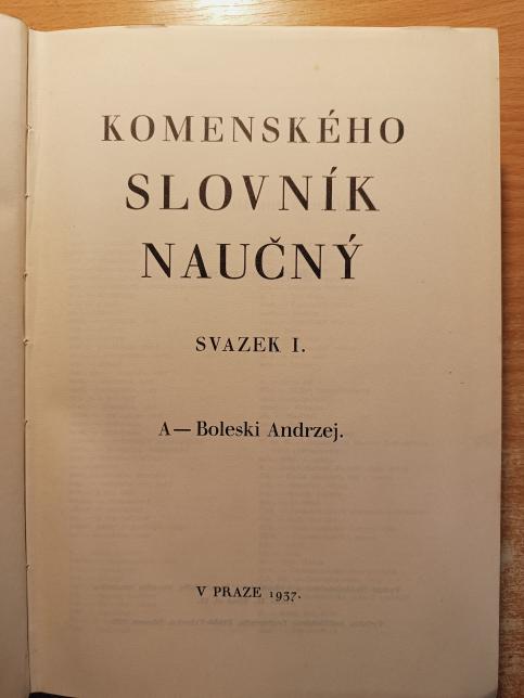 Komenského slovník naučný - Svazek I. - X.