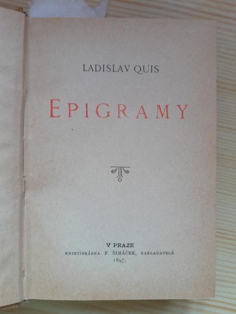 Epigramy, Kokrhy, Pavel Liška, Rhapsodie