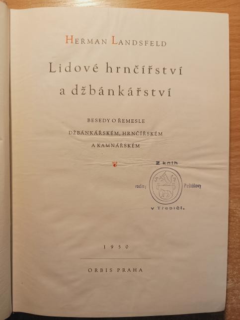 Lidové hrnčířství a džbánkařství