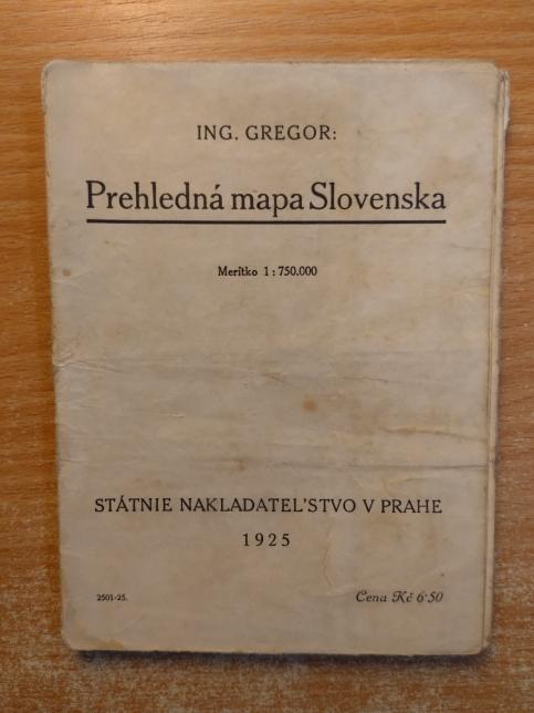 Prehledná mapa Slovenska